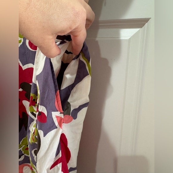 Boden Multicolored Floral 100% Cotton Lined Dress Women’s Sz 6 - Picture 5 of 11